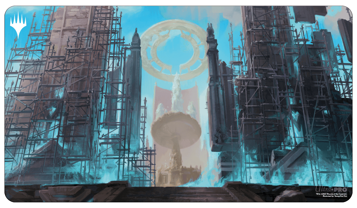 Ultra Pro Magic: The Gathering Ravnica Remastered Playmat — Hallowed Fountain