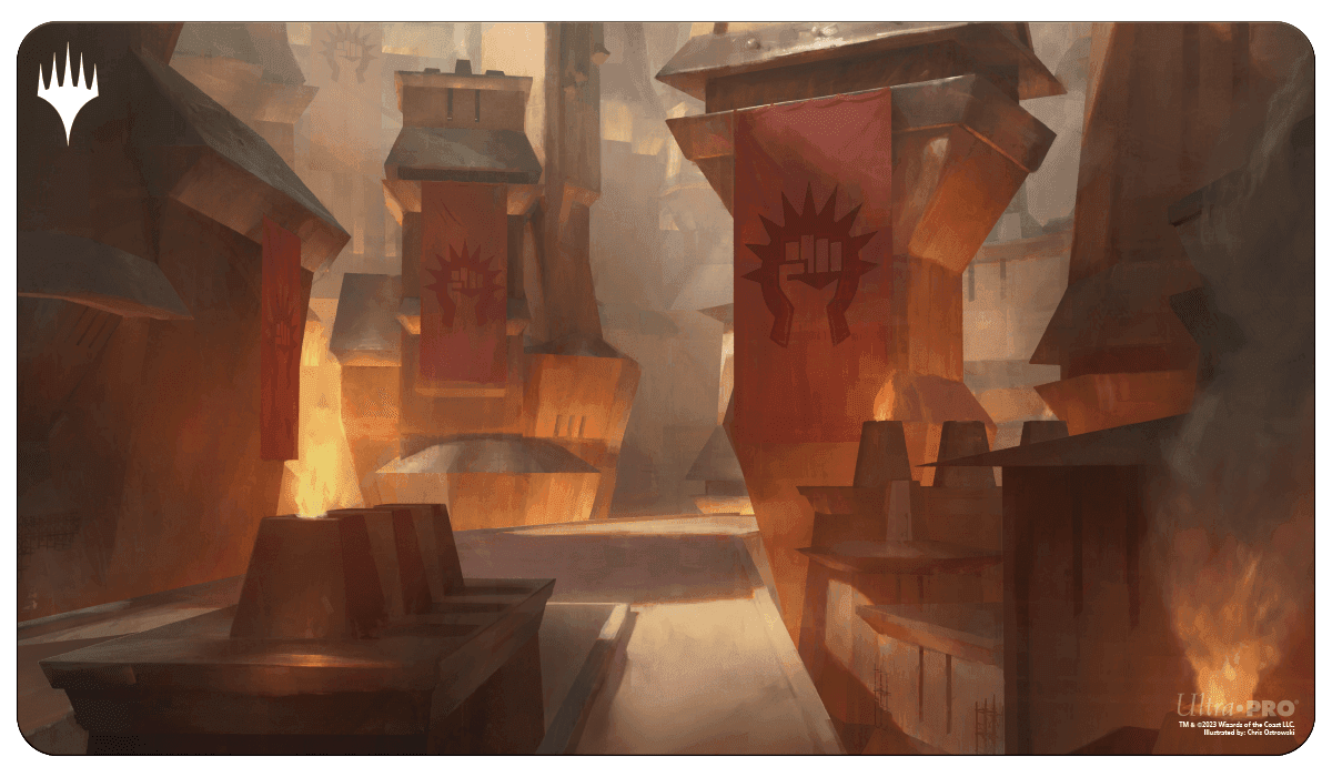 Ultra Pro Magic: The Gathering Ravnica Remastered Playmat — Sacred Foundry