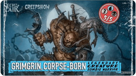 Ultra Pro Magic: The Gathering Secret Lair: Creepshow Playmat — Grimgrin, Corpse-Born