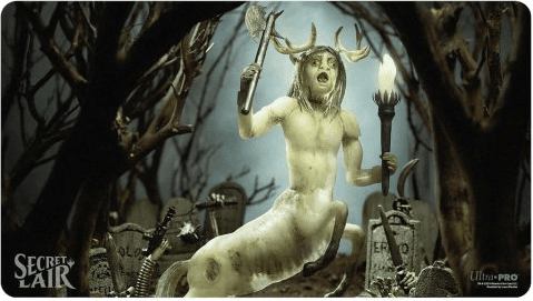 Ultra Pro Magic: The Gathering Secret Lair: Diabolical Dioramas Playmat — Karador, Ghost Chieftain