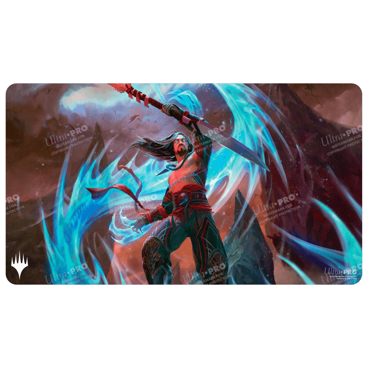 Ultra Pro Magic: The Gathering Tarkir: Dragonstorm Playmat — Sarkhan, Dragon Ascendant