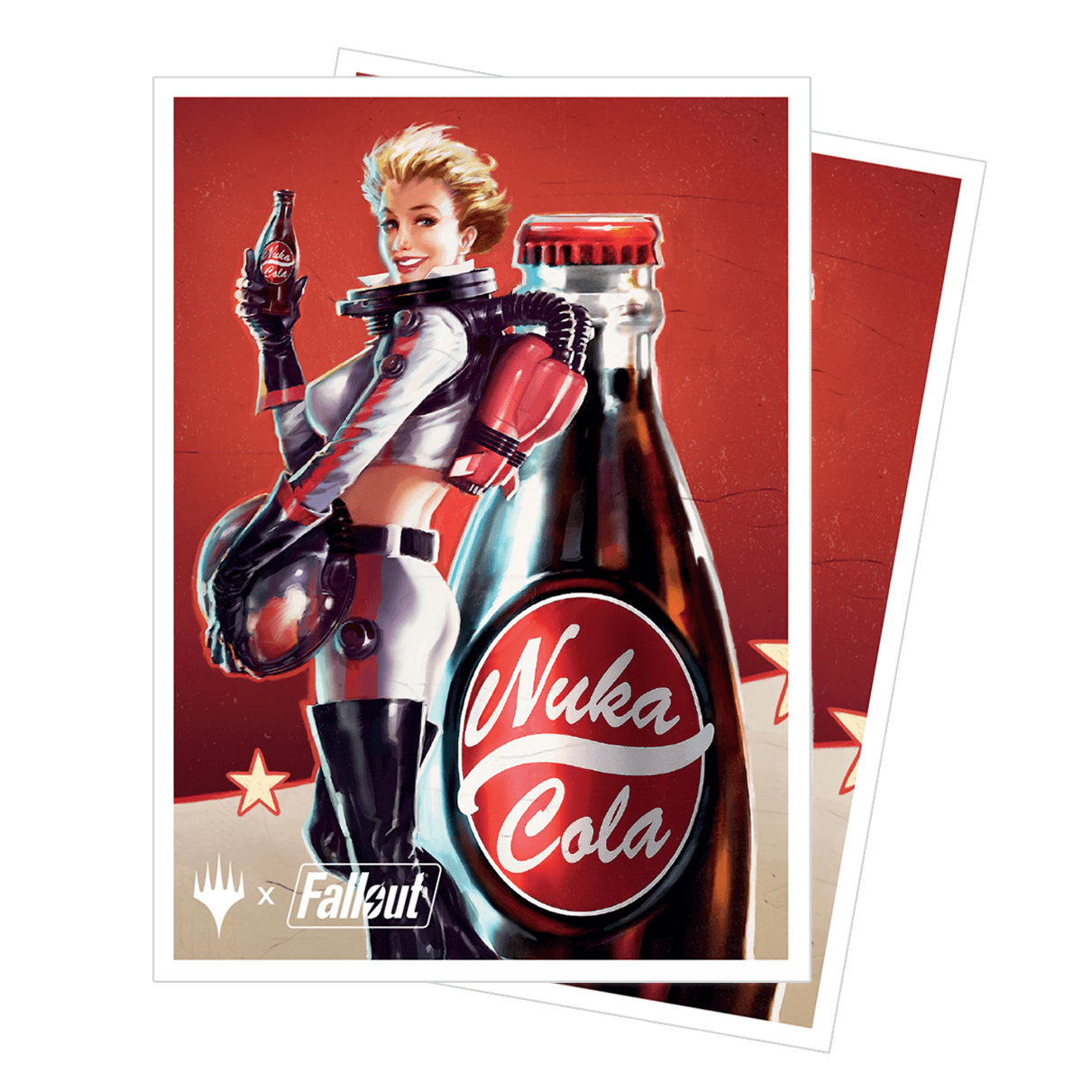 Ultra Pro Magic: The Gathering Universes Beyond Fallout APEX Sleeves — Nuka Cola (100 sleeves)