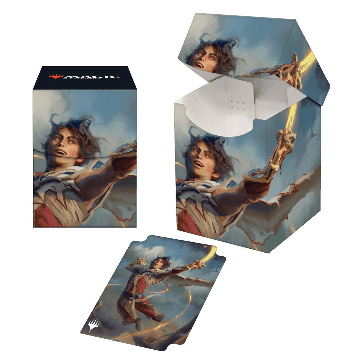 Ultra Pro Magic: The Gathering Wilds of Eldraine Pro 100+ Deckbox — Kellan, the Fae-Blooded (100 cards)