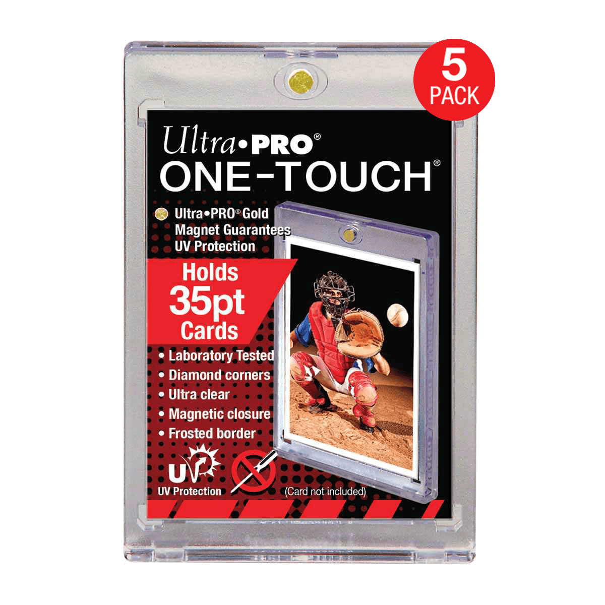 Ultra Pro ONE-TOUCH Magnetic Card Holder and Stand 5 pack (35 pts)
