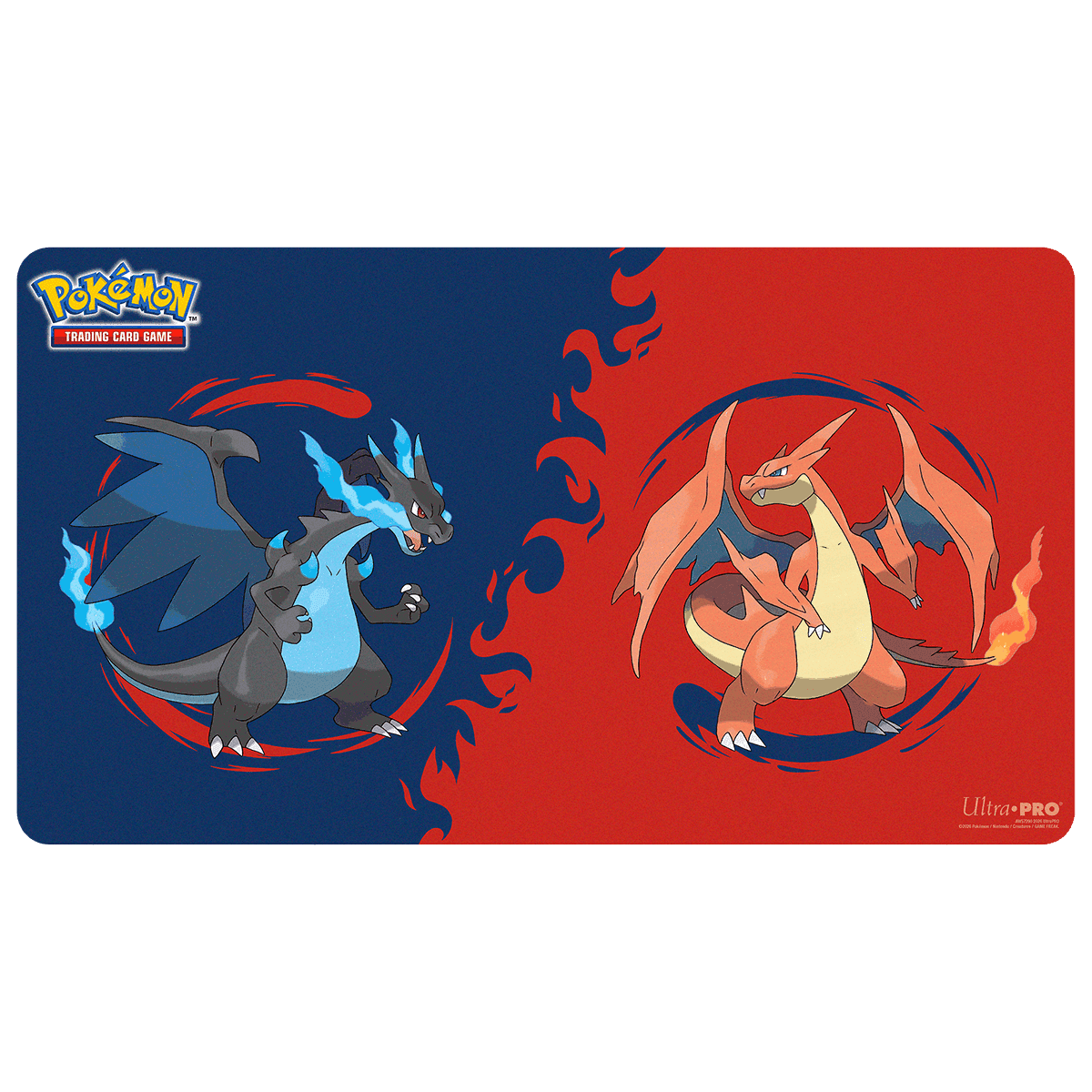 Ultra Pro Pokémon Playmat — Mega Charizard X & Mega Charizard Y (1)