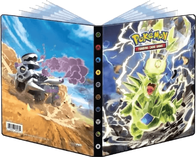 Ultra Pro Pokémon Scarlet and Violet 4-Pocket Portfolio — Obsidian Flames