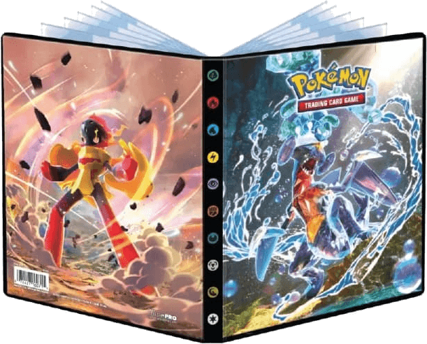 Ultra Pro Pokémon Scarlet and Violet 4-Pocket Portfolio — Paradox Rift
