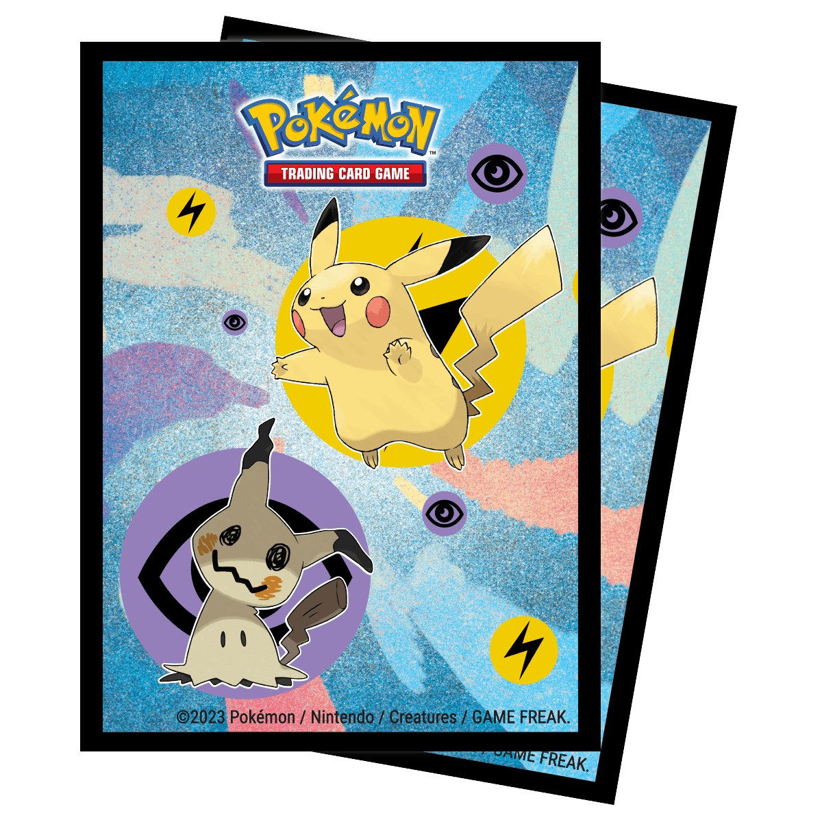 Ultra Pro Pokemon Sleeves — Pikachu and Mimikyu (65 sleeves)