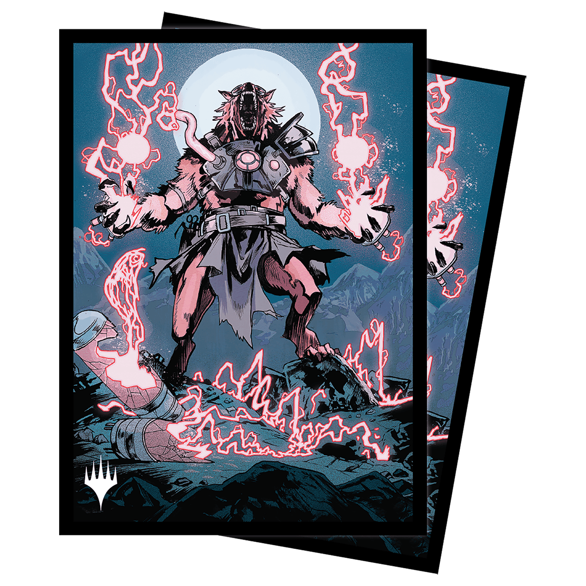 Ultra Pro Sleeves Innistrad: Midnight Hunt — Storm-Charged Slasher (100 sleeves)