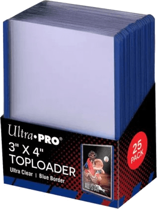 Ultra Pro Top Loaders — Blue (25 pieces)