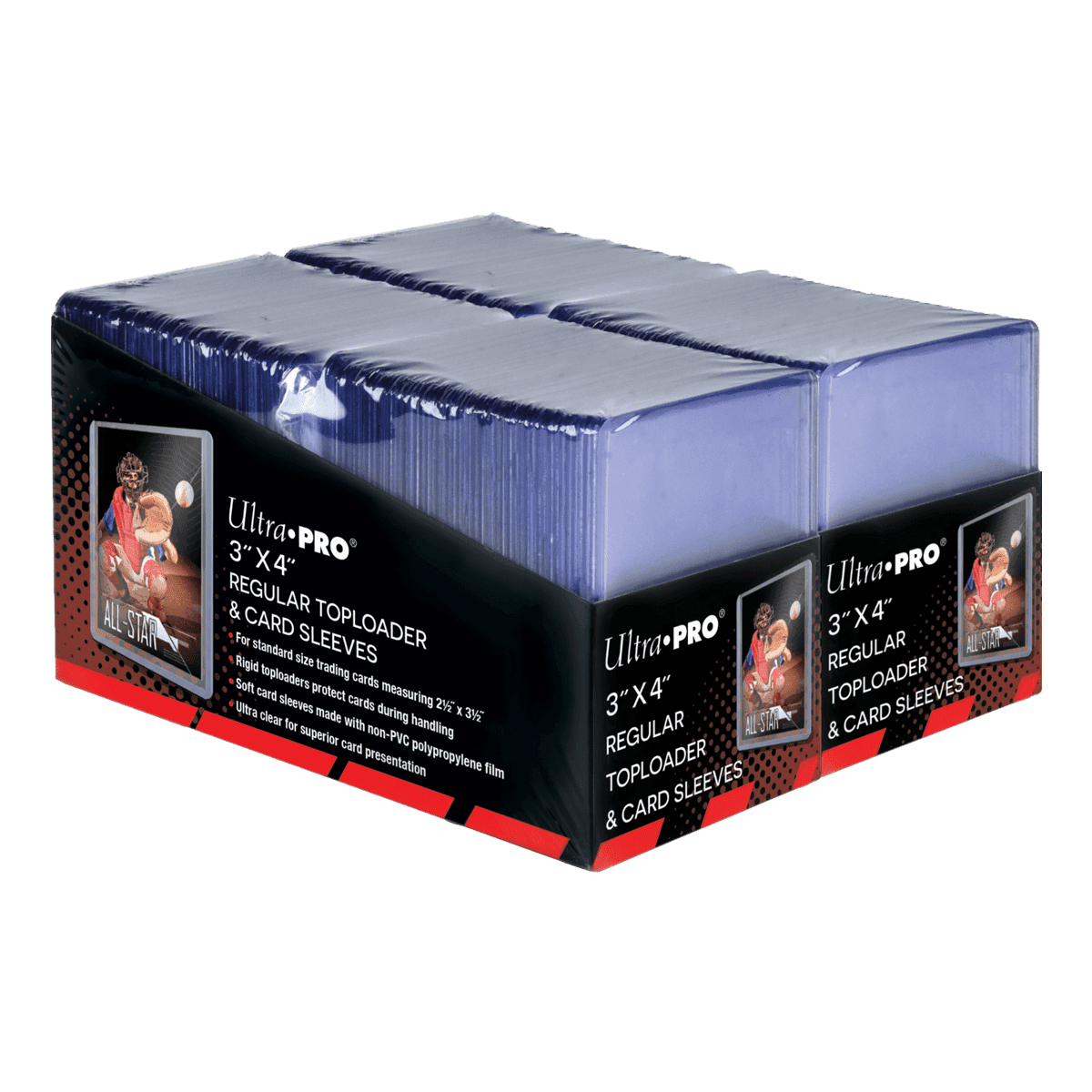 Ultra Pro Toploader & Soft Sleeves Bundle — 3" x 4" Clear Regular (200)