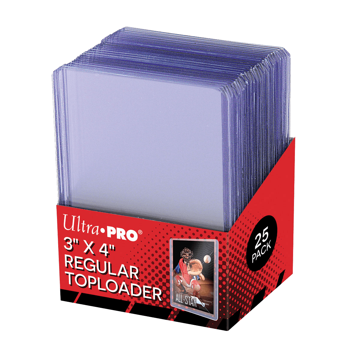 Ultra Pro Toploaders — 3" x 4" Clear Regular (25)