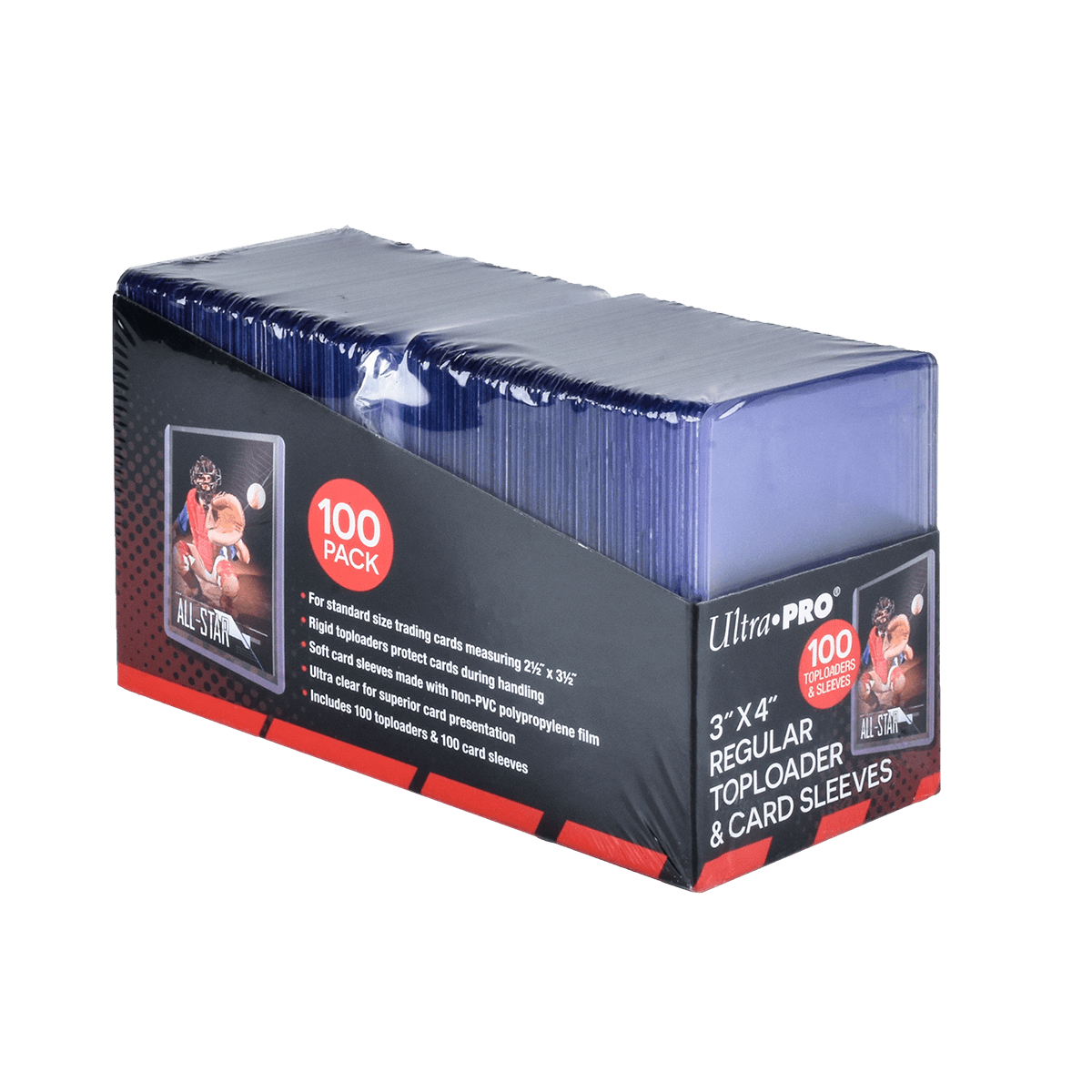 Ultra Pro Toploaders Clear and Soft Sleeves (100 pieces)