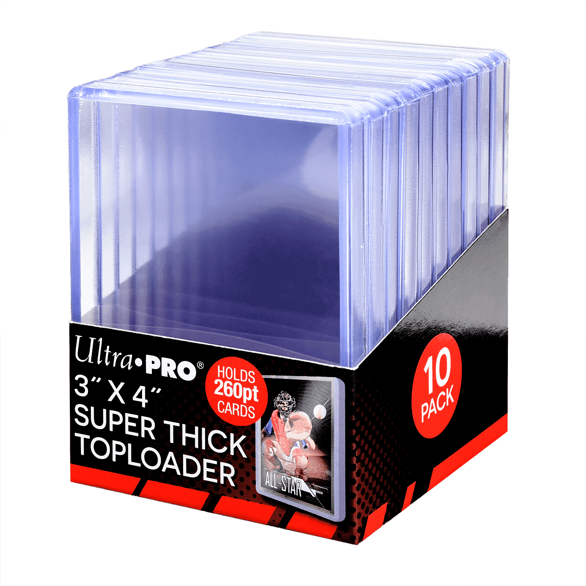 Ultra Pro Toploaders Super Thick 260pt Clear (10 pieces)