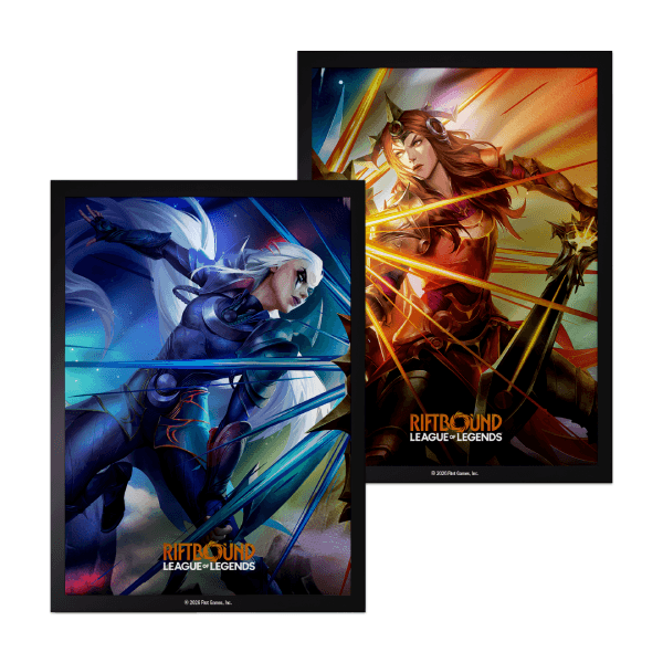 UVS Games Riftbound Art Sleeves — Vendetta Diana vs Leona (100)