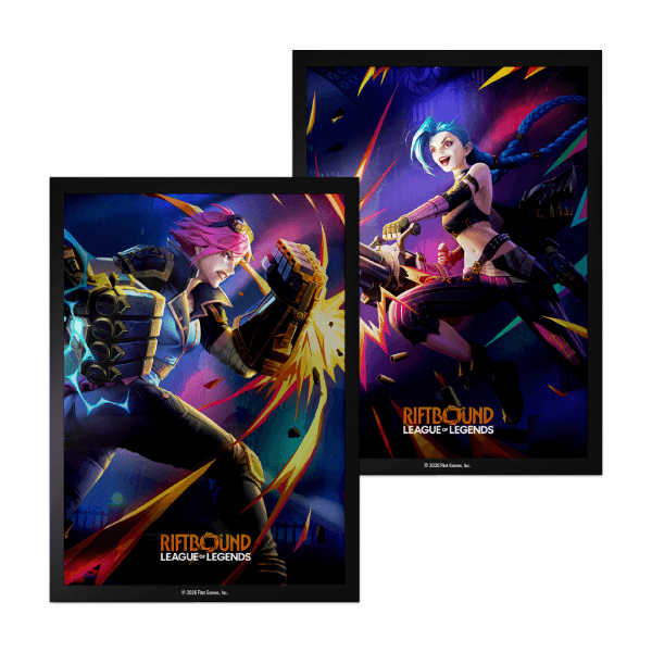 UVS Games Riftbound Art Sleeves — Vendetta Vi vs Jinx (100)