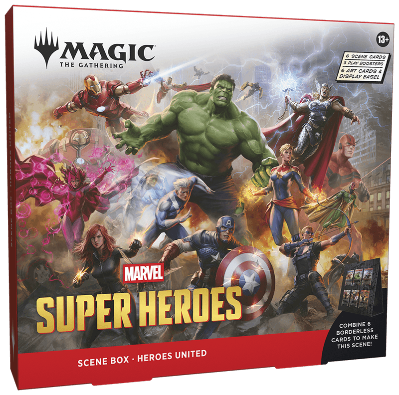 Marvel Super Heroes Scene Box Display